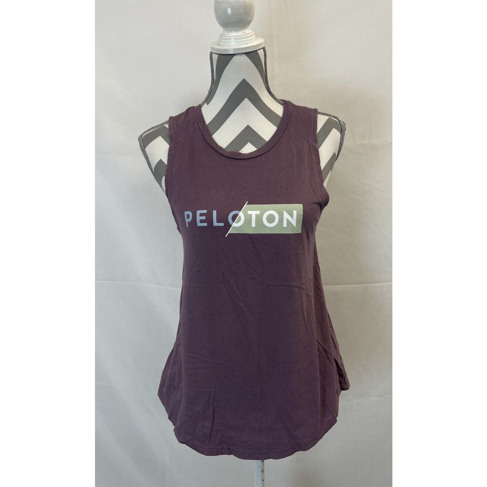 PELOTON Purple Studio Scoop Tank Top Women’s Size small Benefits Charity